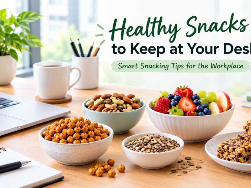 Healthy Snacks to Keep at Your Desk for a Busy Workday